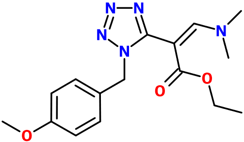 (image for) MC095045 3-Dimethylamino-2-[1-(4-methoxy-benzyl)-1H-tetrazol-5-yl]-acrylic acid ethyl ester